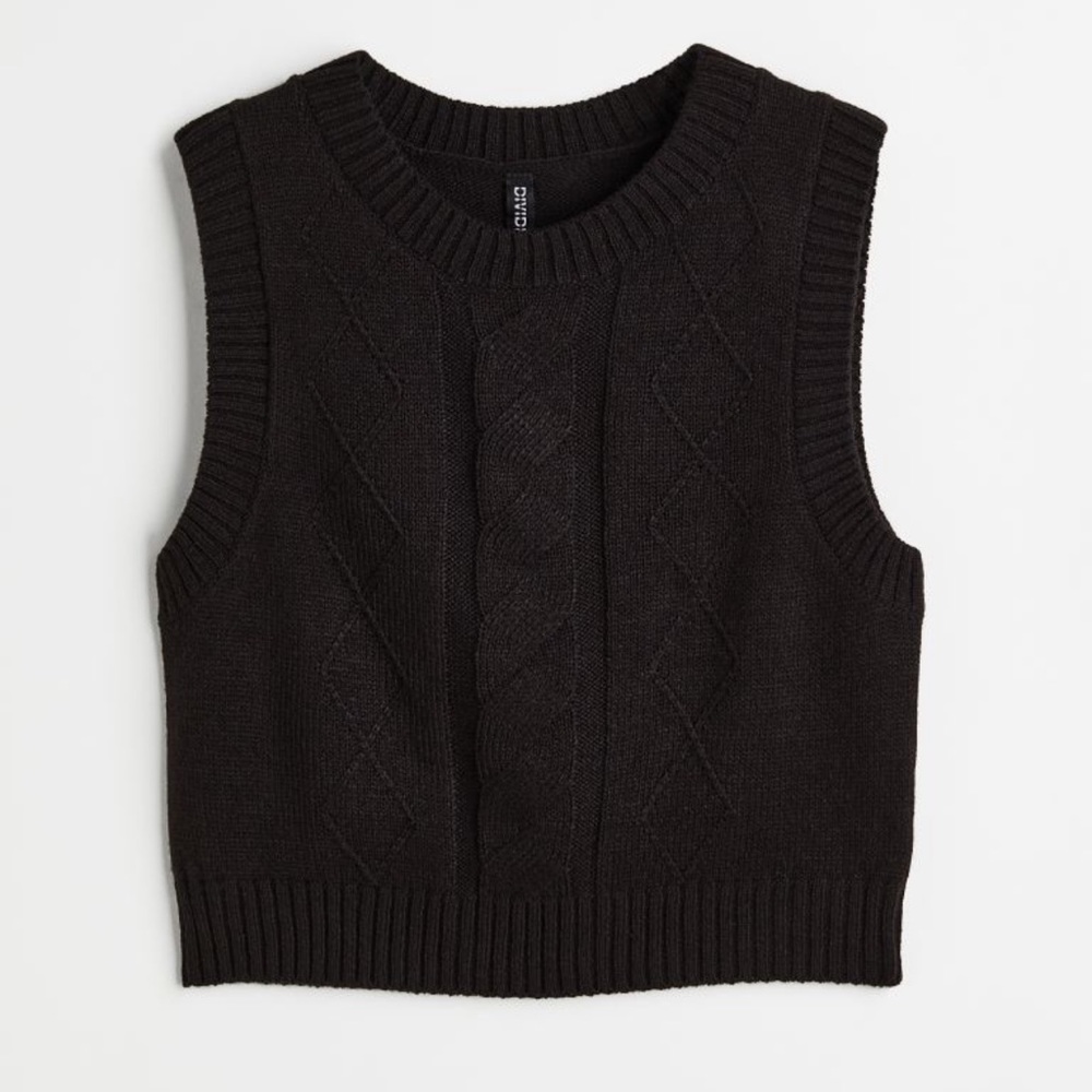 H&M jacquard-knit sweater vest